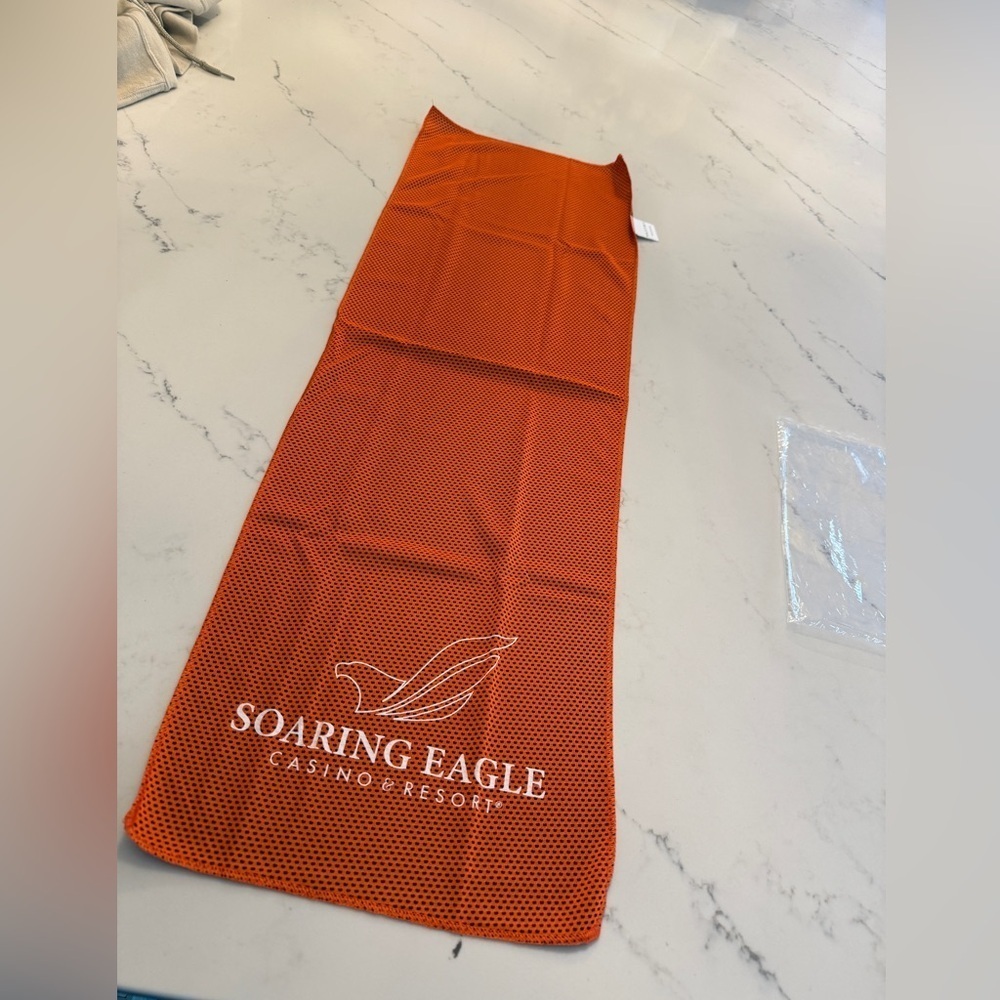 Soaring Eagle Orange Towel